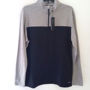 MOTION MEN'S ATHLEISURE LONG SLEEVE QUARTER ZIP PULLOVER SIZE MEDIUM NWT